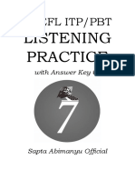 Toefl Itp PBT Listening Practice (With Answer Key) - 4