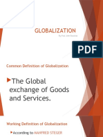 Globalization: By:Paul John Bautista