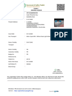 DL FORM 6 DRIVING LICENCE DETAILS