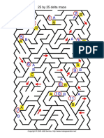 25 by 25 Delta Maze - Đáp Án L NG