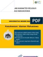 Materi Pembinaan Karakter Religius PKKMB