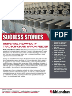 Success Stories: Universal Heavy-Duty Tractor-Chain Apron Feeder
