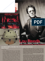 Lou Reed Metal Machine Trio - Creation of the Universe brochure