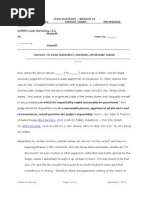 Download MOTION TO VOID JUDGMENT DISMISS OR RECUSE JUDGE - cleaned by JeannieW SN48934528 doc pdf