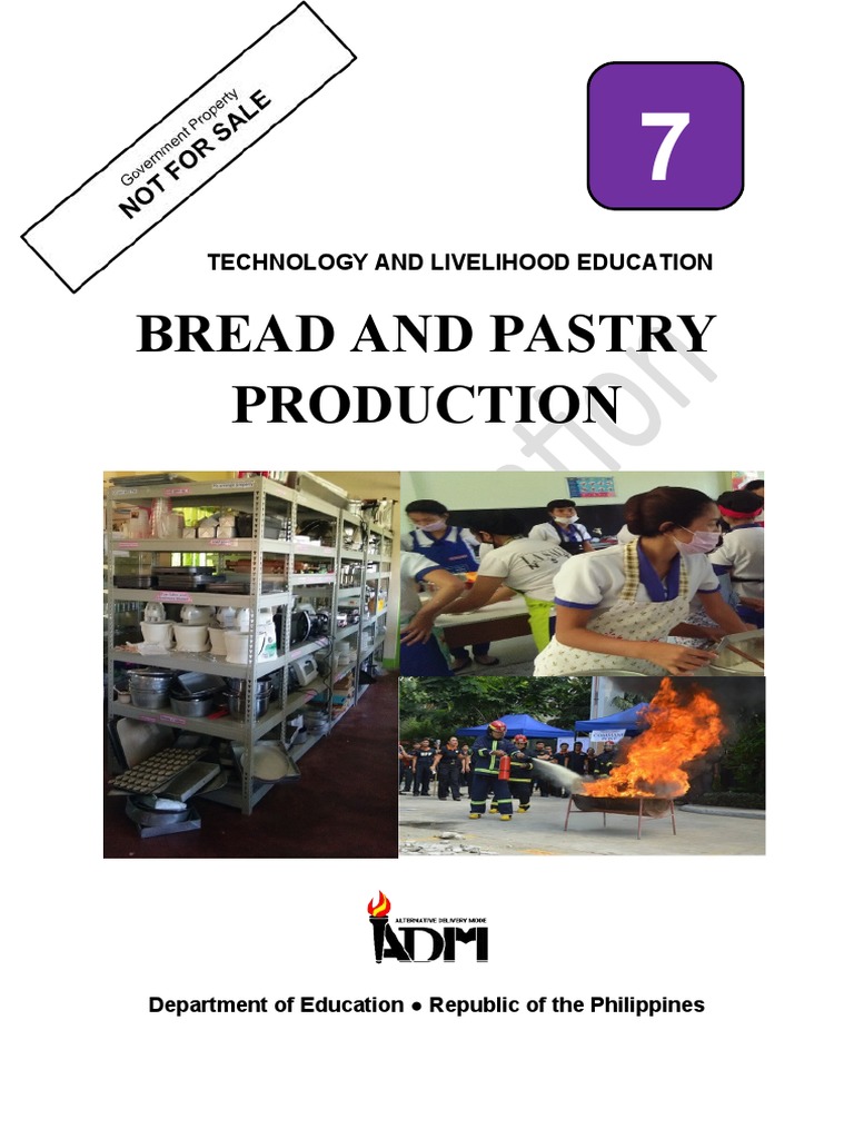 Bread and Pastry Production Technology and Livelihood Education PDF
