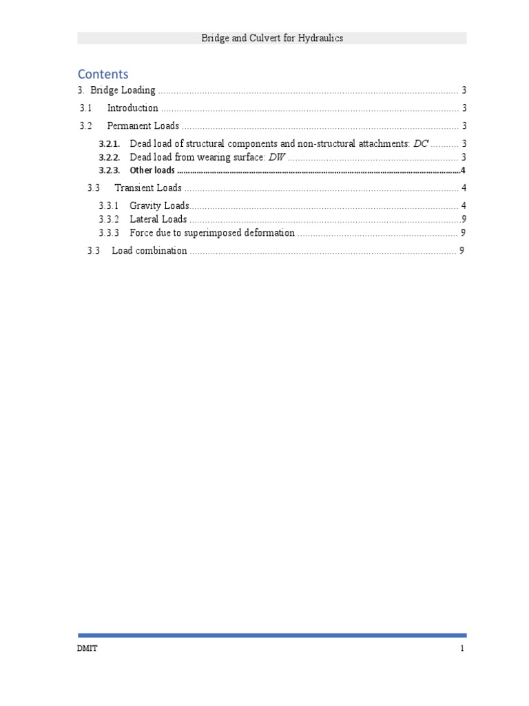 Bridge Load Analysis Guide | PDF | Lane | Bridge