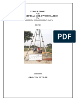 Final Report Geotechnical Soil Investigation: ON For