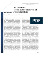 Clinical and Technical Considerations in The Analysis of Gingival Crevicular Uid