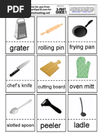 Free - Kitchen Tools Cards PDF