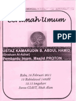 Buku Program Ceramah Maulidrasul 1432H