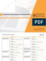 Clasificacion Economica Del Presupuesto PDF