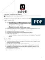 National Investigation Agency: Goals of NIA