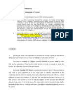 Topic: Burden & Standard of Proof