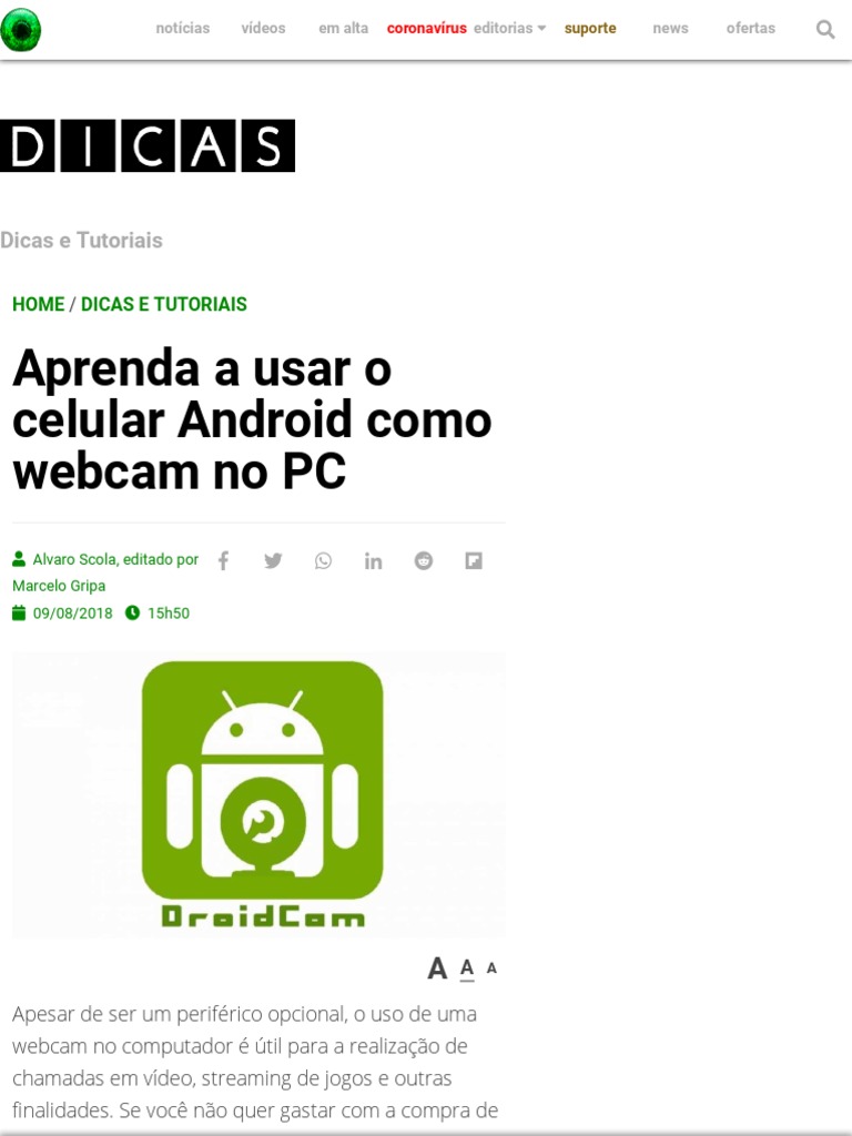 Droidcam lento online