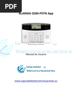 Manual Alarma GSM-PSTN App