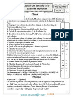 Devoir de Contrôle N°2 - Sciences physiques - 2ème Sciences (2013-2014) Mr K.Atef 1.pdf