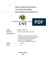 UNIVERSIDAD DE TRUJILLO-QUÍMICA ORGÁNICA-GRUPO 6