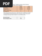 M&A Problms - Class