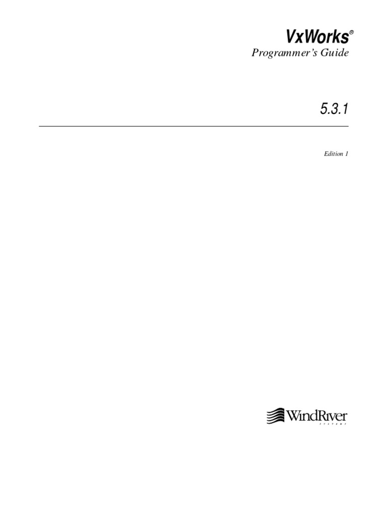 Vxworks Programmers Guide 5-3-1 | PDF | File System | Network Socket