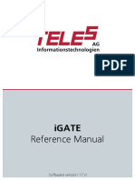 Teles Igate 17-0 Referencemanual