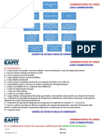 Combinaciones de Carga para El Diseã o