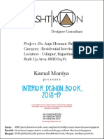 Interior Design Book 2018-19: Kamal Maniya