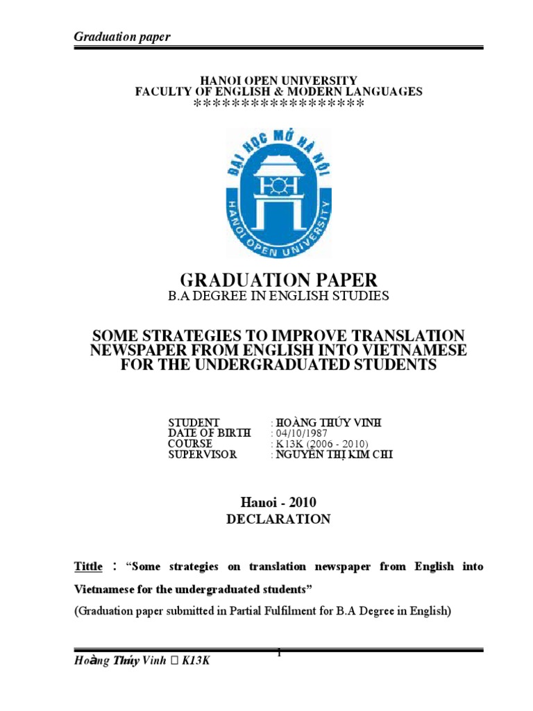Translation Strategies for Newspapers | PDF | Grammatical Tense | Verb