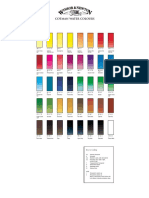 WN Cotman WC Colour Chart