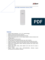 DH-PFM881: Outdoor 5G Wireless Video Transmission Device (CPE)