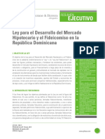Ley para el Desarrollo del Mercado Hipotecario y el Fideicomiso en República Dominicana