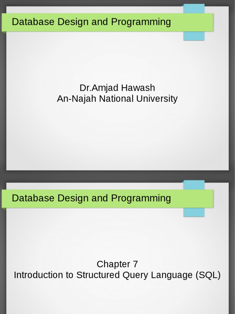 Chapter 7 PDF | PDF | Relational Database | Database Index