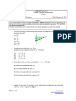 Avaliação de Matemática do 10o Ano