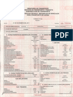 Formulario de Características Técnico Mecánicas de Vehículos para Transporte de Carga Por Mintransporte