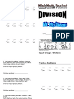 Equal Groups / Division: Name