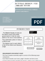 Architectural Design - Viii Library Study: District Administrative and Judicial Complex Design Assignment 1