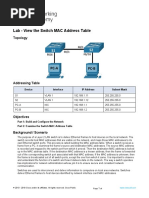 7.3.7-Lab - View-The-Switch-Mac-Address-Table