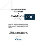 DEVELOPMENT CONTROL REGULATIONS OF KHOPTA NEW TOWN