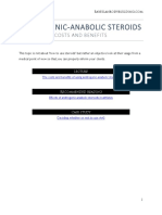 Androgenic Anabolic Steroids Costs and Benefits