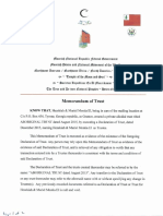 MACS000000104-R218254-119 Affidavit of Memorandum of Trust, Adverse Claim, Allodial Title For 542 Valley Hill Road, Riverdale, Georgia Republic