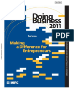 Bahrain Doing Business 2011 - Making A Difference For Entrepreneurs by World Bank