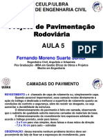 Aula 5 - Projeto de Pavimentação