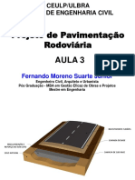 AULA 3 - PROJETO DE PAVIMENTAÇÃO