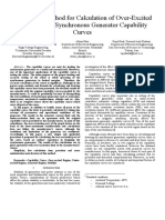 A Practical Method For Calculation of Over-Excited Region in The Synchronous Generator Capability Curves