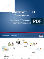 Introductory C T Presentation: Overview of IT Governance and The C T Framework