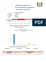 Informe estadístico 2o grado primaria