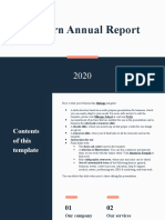 Modern Annual Report by Slidesgo