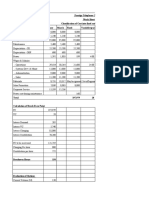 Prestige Telephone Company Work Sheet