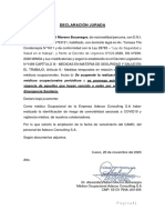 DECLARACIÓN JURADA 20-11-2020 - ADECCO CONSULTING S.A.