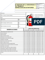 Formato Inspeccion de Extintores