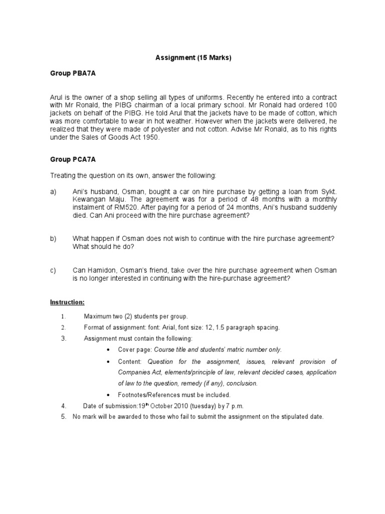 Assignment law image